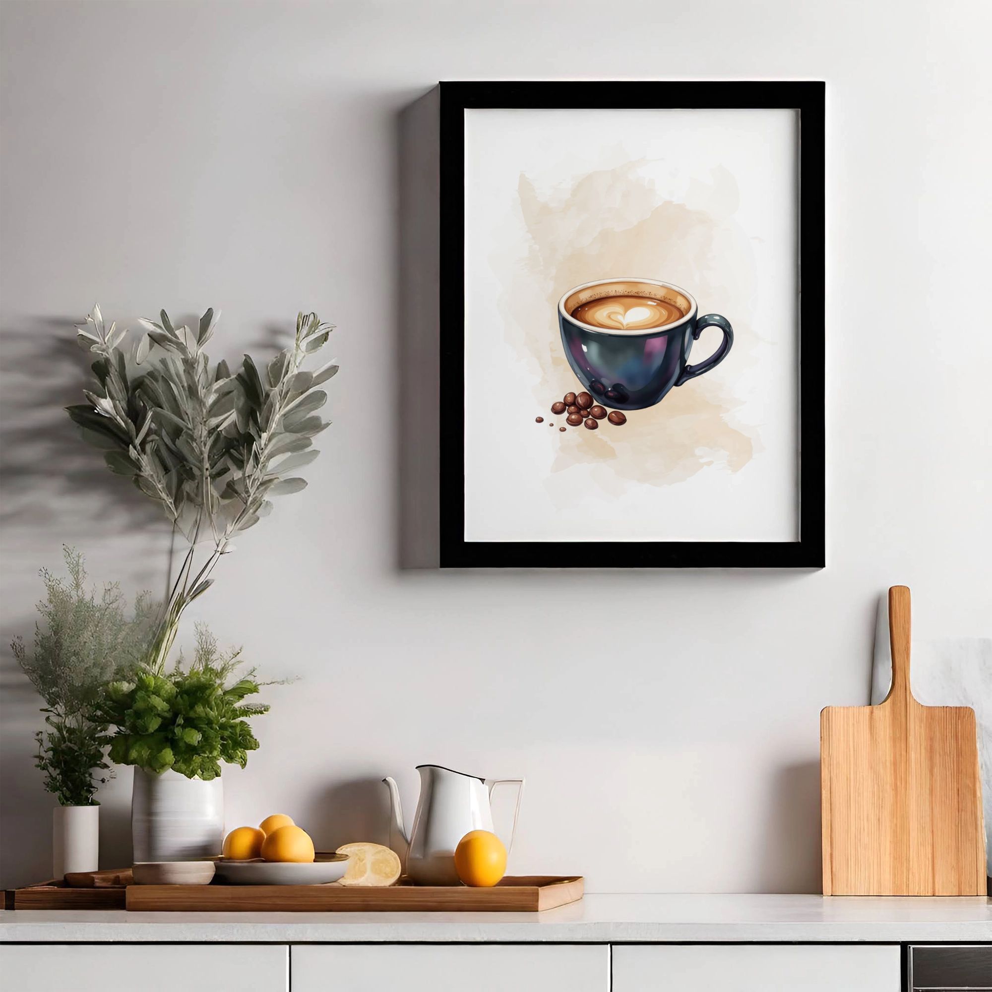 Plakat Kawowy A4 z Ramką - obrazek 3