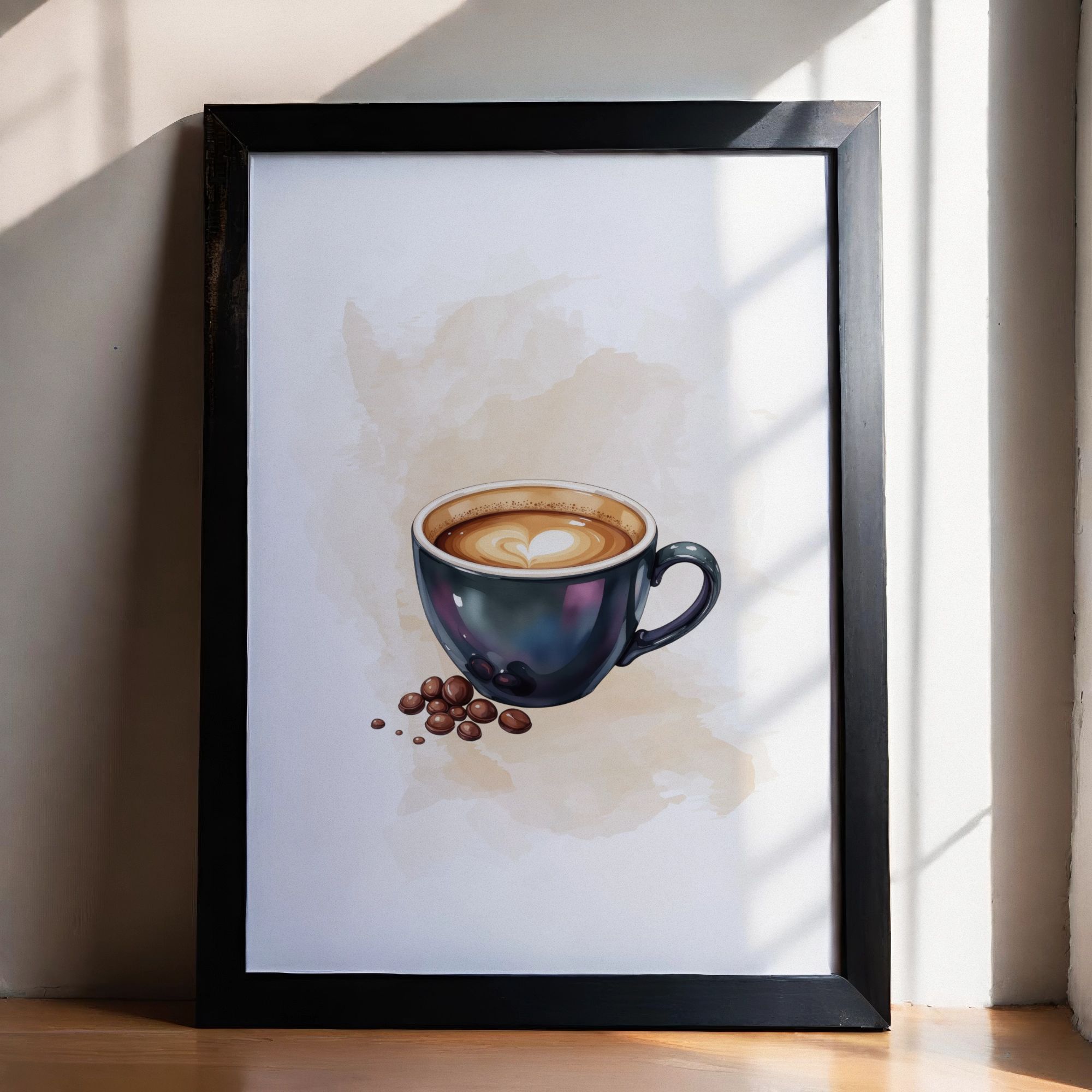 Plakat Kawowy A4 z Ramką - obrazek 4