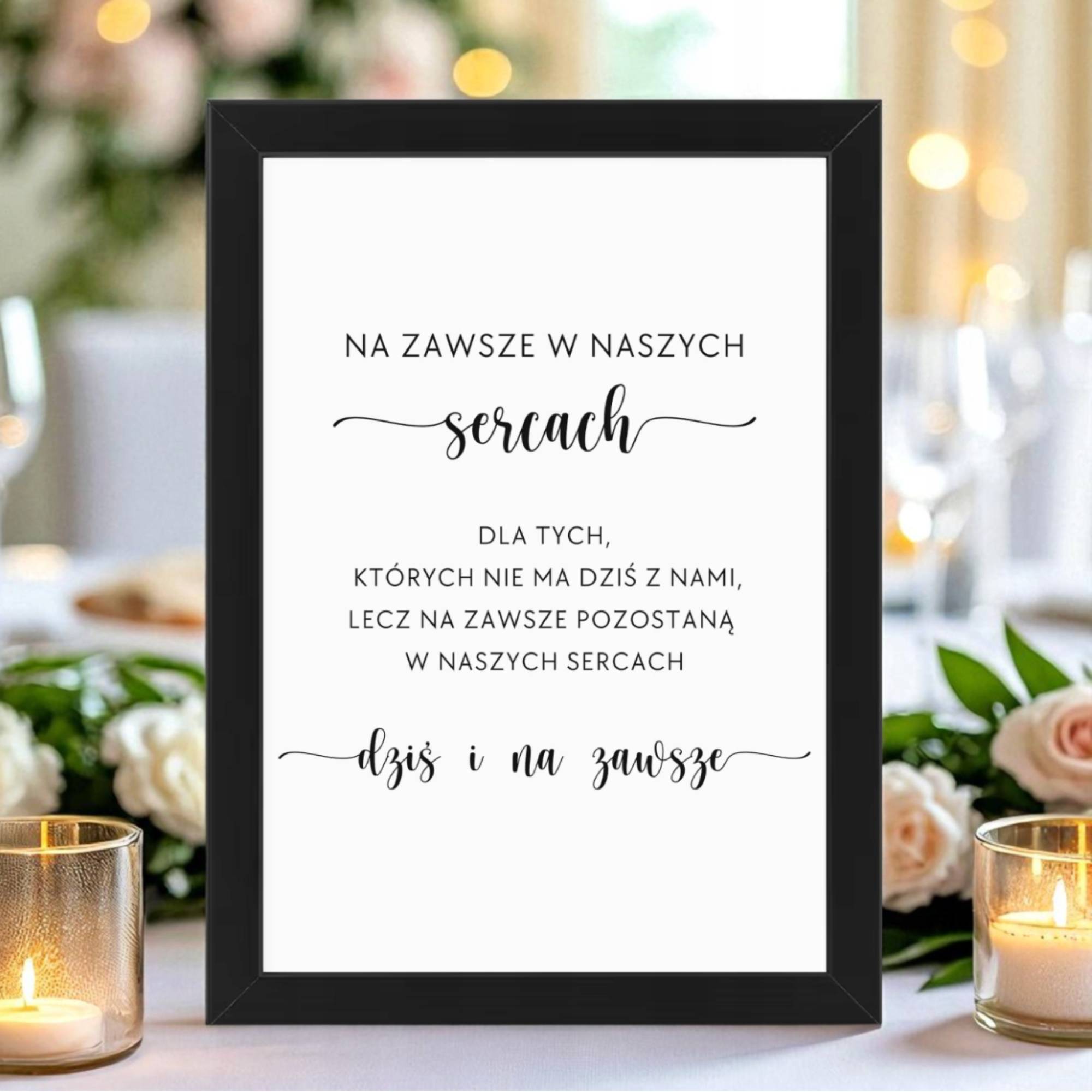 Plakat „Na zawsze w naszych sercach” – Tablica Pamięci - obrazek 3