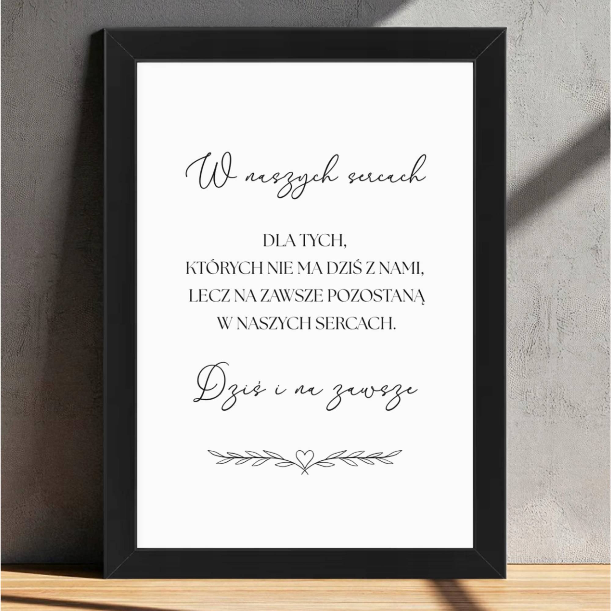 Plakat „W naszych sercach" – Tablica Pamięci - obrazek 3