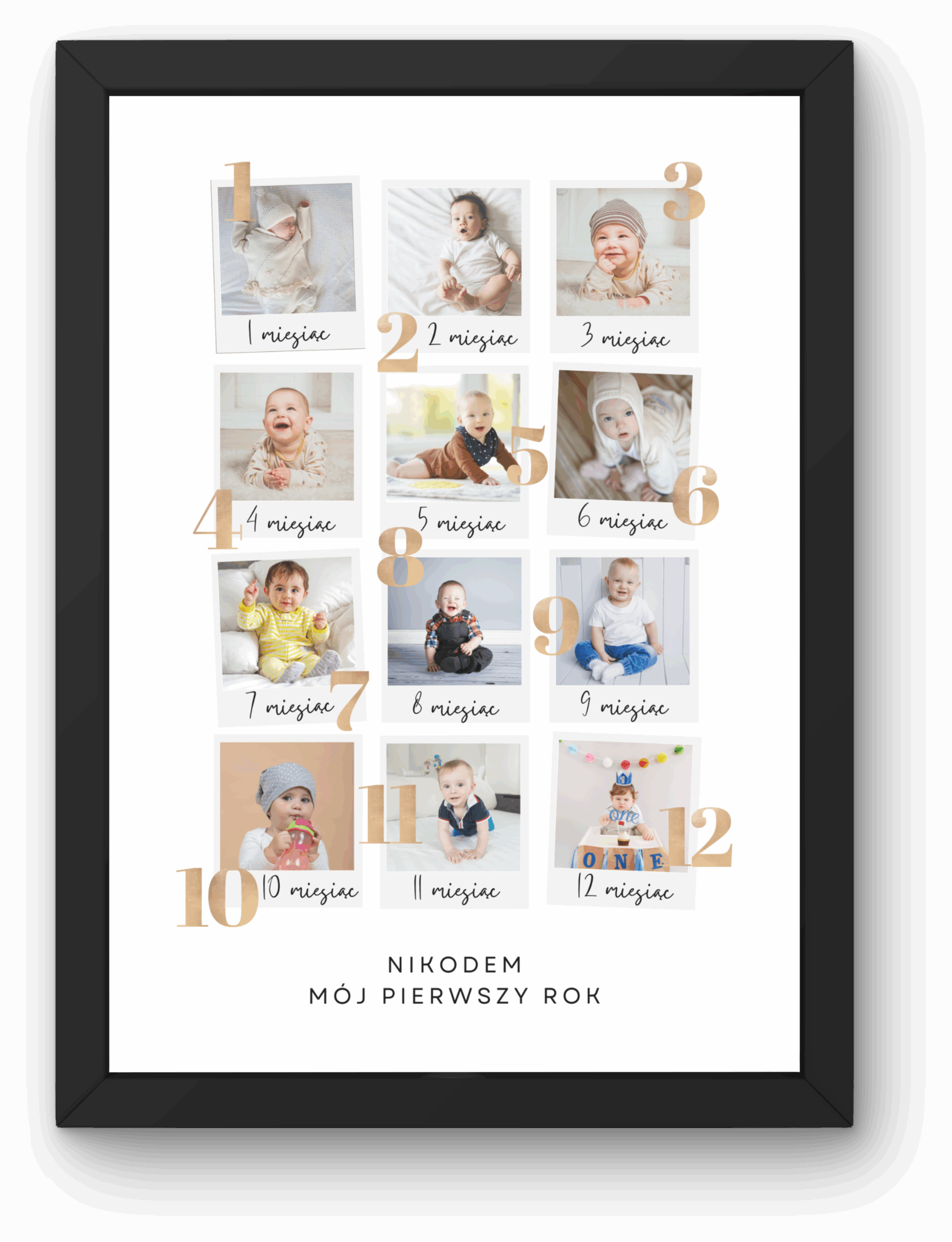 Kolaż „MÓJ PIERWSZY ROK” z Ramką - obrazek 2