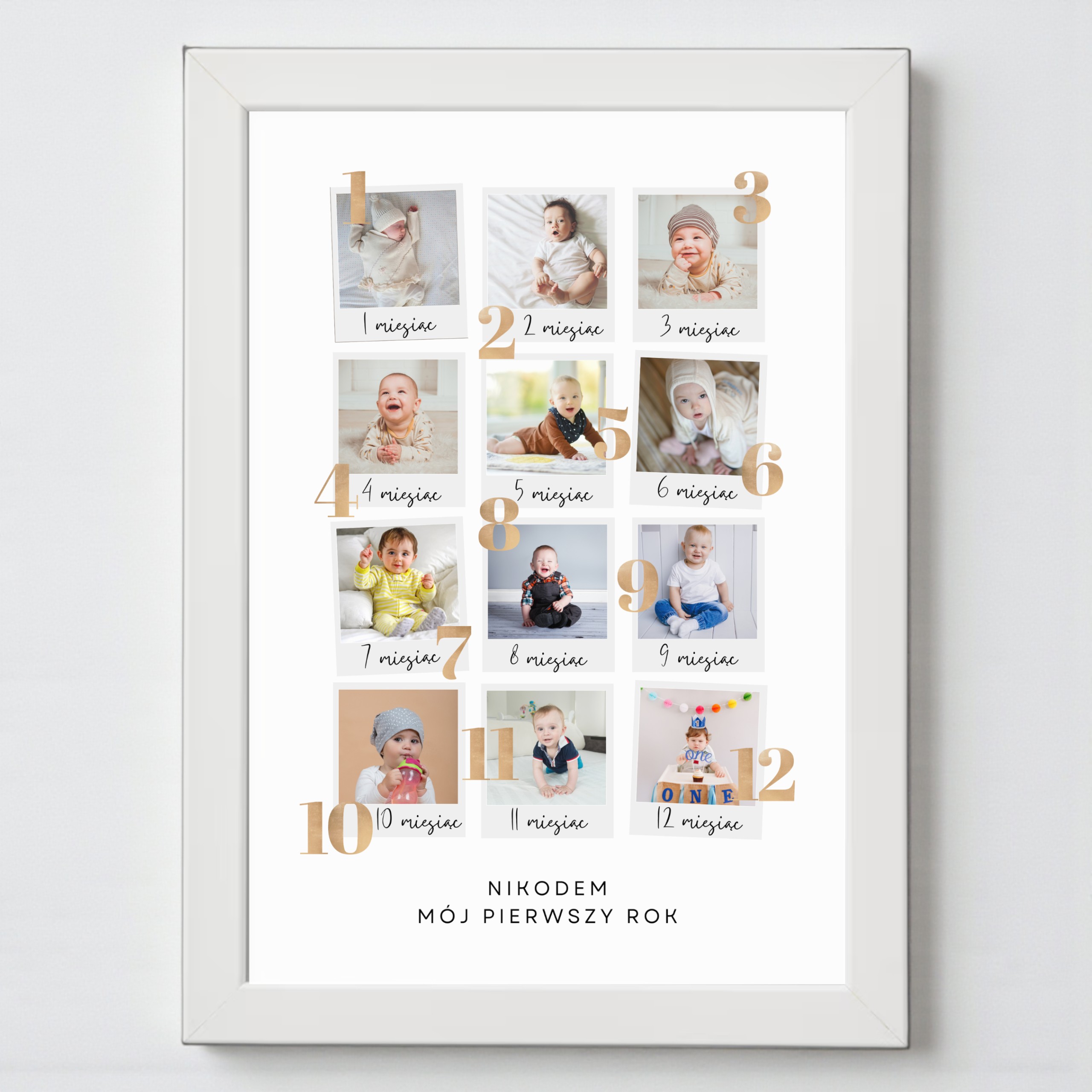 Kolaż „MÓJ PIERWSZY ROK” z Ramką - obrazek 4