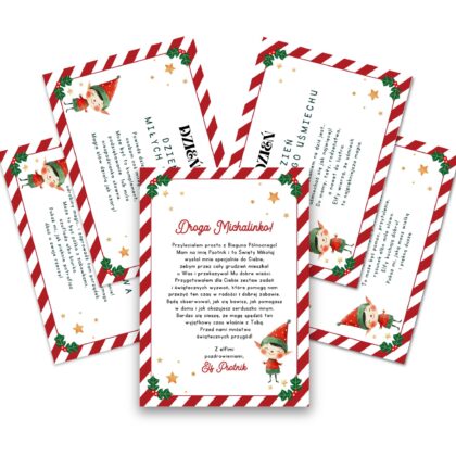 LIST POWITALNY OD ELFA + 30 ZADAŃ - Produkt cyfrowy do samodzielnego druku