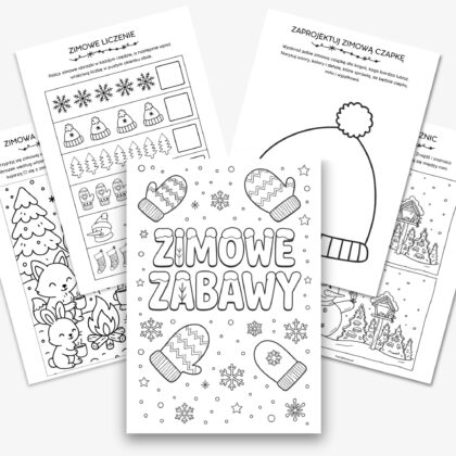 Zestaw Zimowych Zabaw - Plik PDF do samodzielnego druku