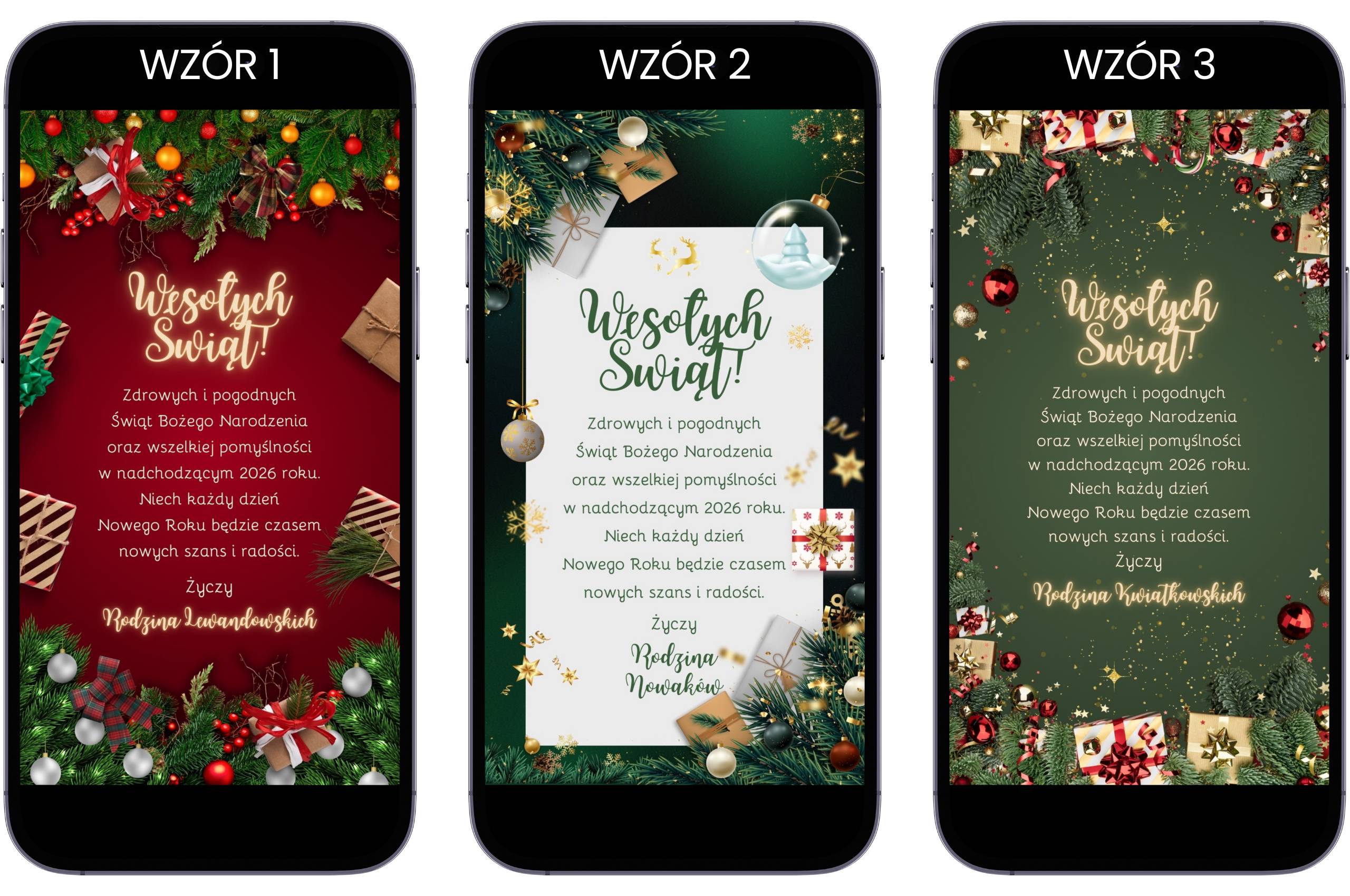 Cyfrowe E-Kartki Świąteczne z Życzeniami - Produkt Cyfrowy - obrazek 2