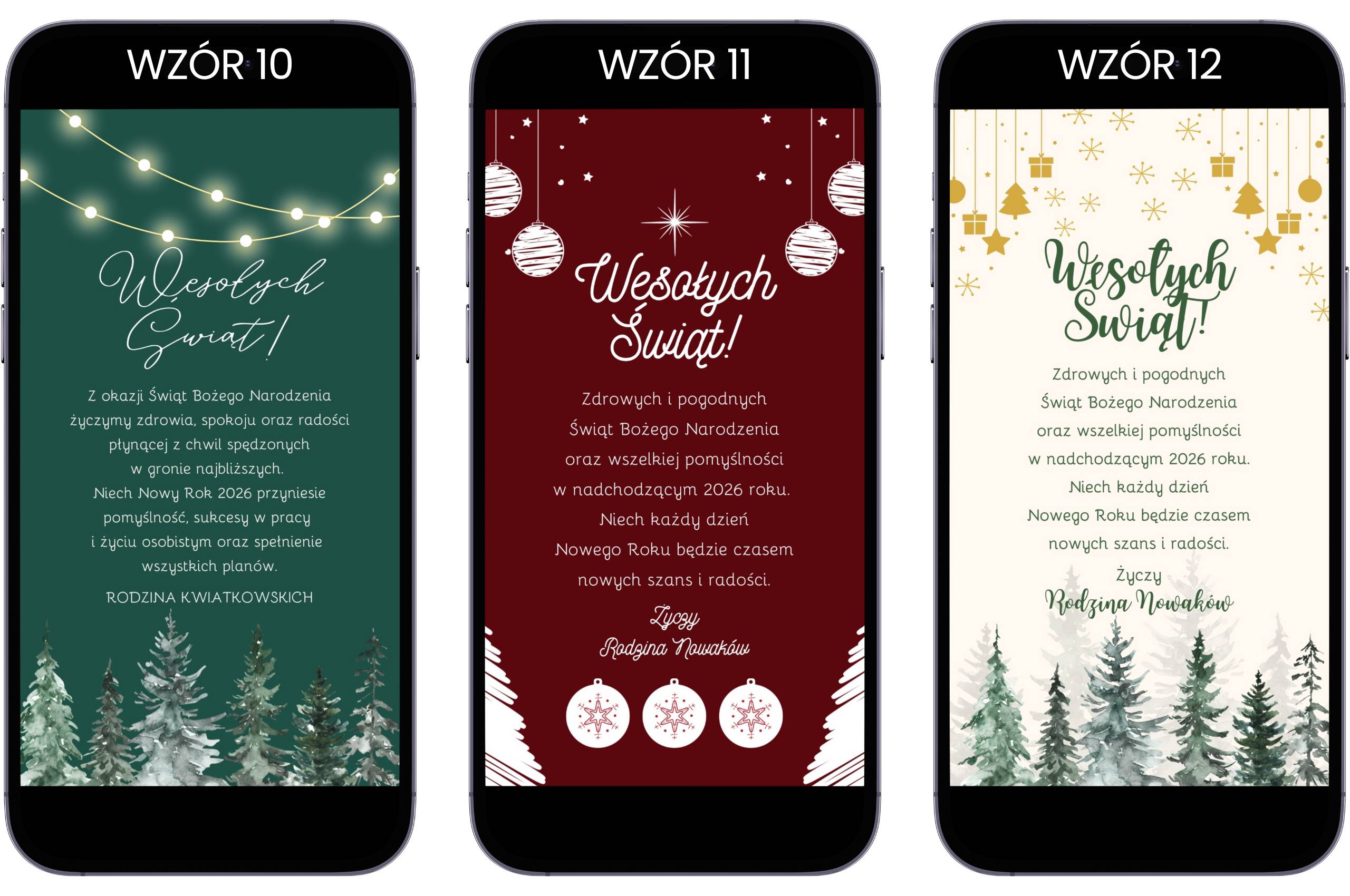 Cyfrowe E-Kartki Świąteczne z Życzeniami - Produkt Cyfrowy - obrazek 5