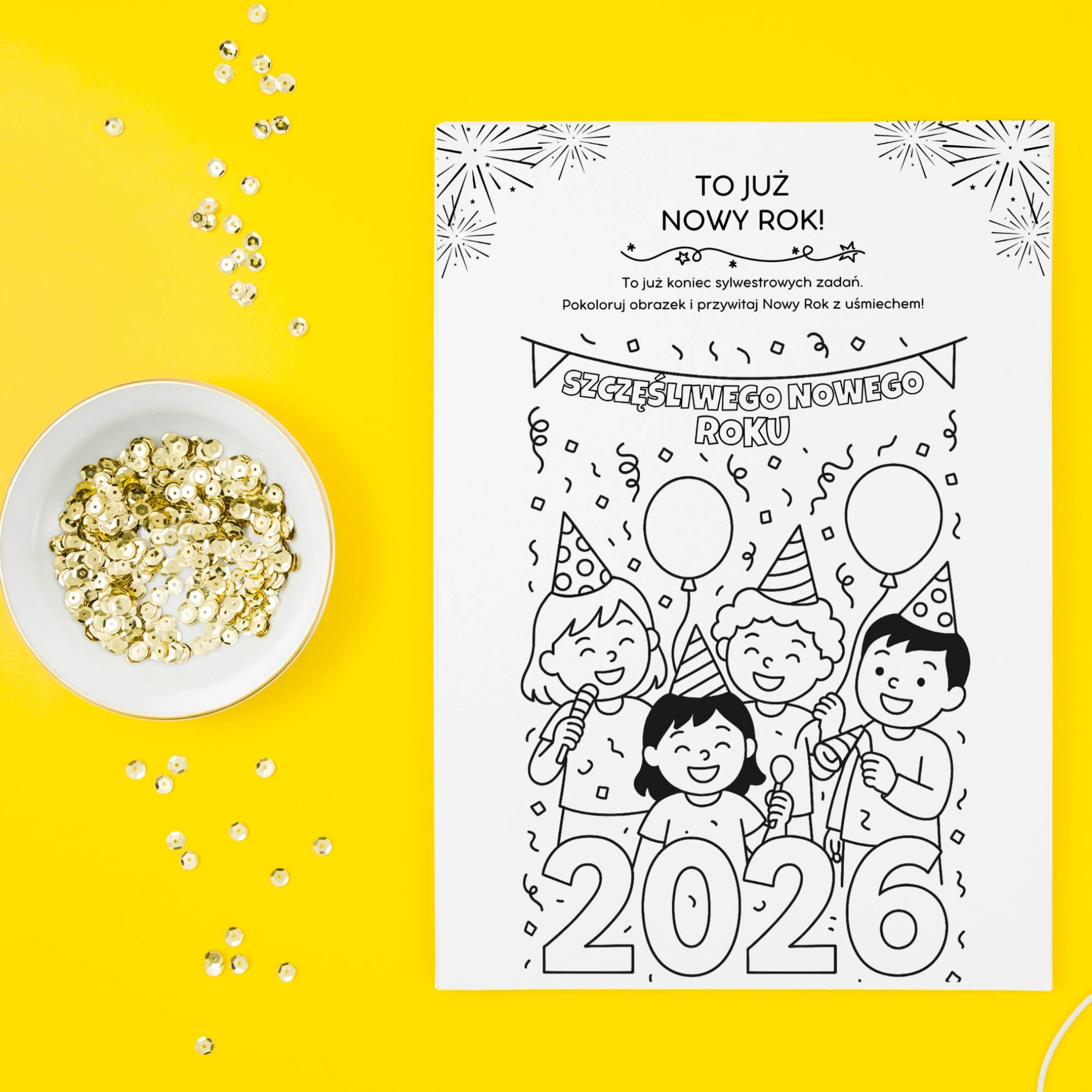 Zestaw Sylwestrowych Zabaw - Plik PDF do samodzielnego druku - obrazek 4