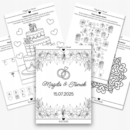 Weselny Zeszyt Aktywności - Plik PDF do Samodzielnego Druku