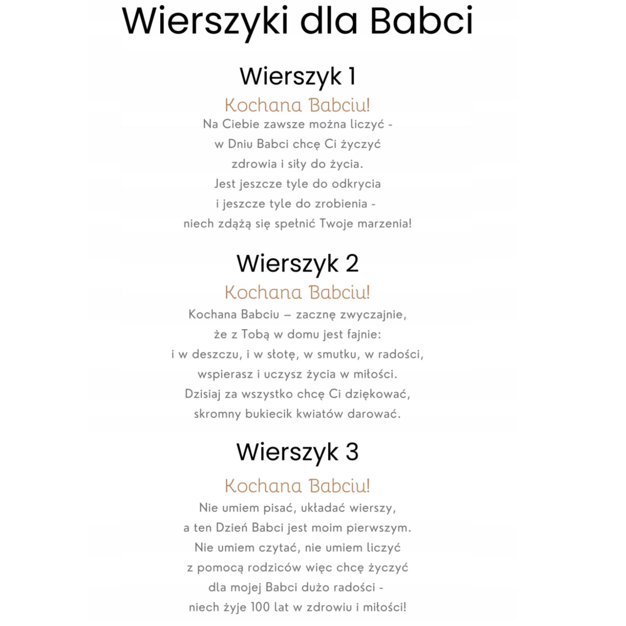 Plakat na Dzień Babci i Dziadka – Podziękowanie Ze Zdjęciem - obrazek 6