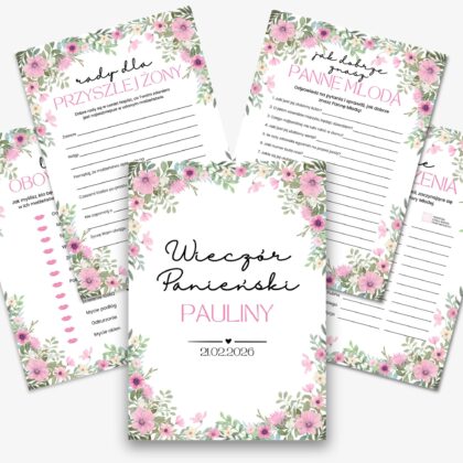 Zestaw Gier na Wieczór Panieński - Plik PDF do Druku